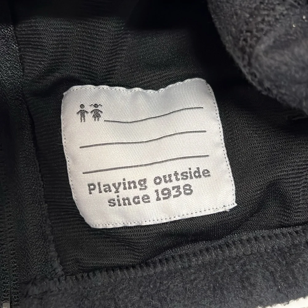 COLUMBIA Kid’s Black Fleece Full Zip Vest Size XS 6/7